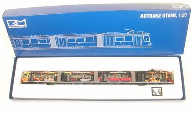 Adtranz GT8 Straßenbahn VAG Nürnberg - Flamme Möbel Linie: 4 Ziel: Am Wegfeld 1: