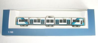 Duewag 6MGT RNV Mannheim Linie: 4 Ziel Bad Dürkheim 1:160 Rietze Straßenbahn - Stan