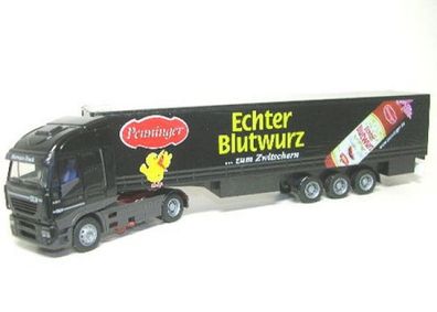 IVECO Stralis DLV Logistik - Echter Blutwurz 1:87 Rietze