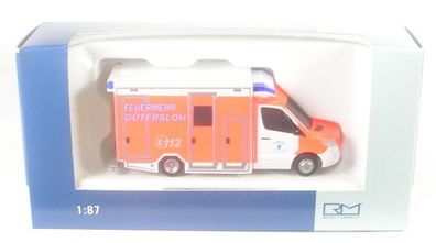 Mercedes-Benz Sprinter `18 GSF RTW Feuerwehr Gütersloh 1:87 Rietze