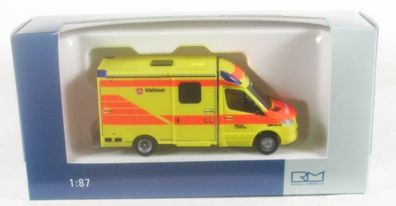 Mercedes-Benz Sprinter Strobel RTW ´18 Malteser Weißenfels 1:87 Rietze