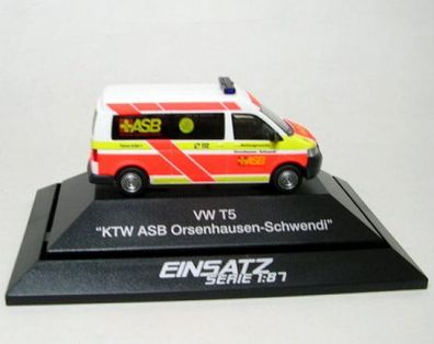 VW T5 KTW ASB Orsenhausen-Schwendi 1:87 Rietze