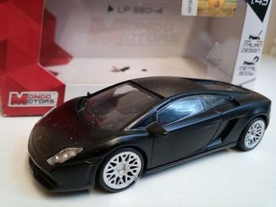 Lamborghini Gallardo LP 560-4 mattschwarz 1:43 Mondo