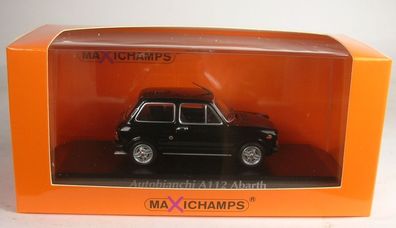 Autobianchi A112 Abarth (schwarz) 1974 1:43 Maxichamps