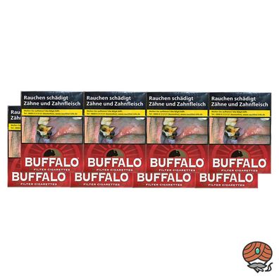 Buffalo Red Filterzigaretten Maxi Stange 8x 28 Stück