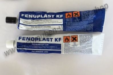 Fenoplast KF PVC Kleber hart transparent weiß 200 Gramm Tube