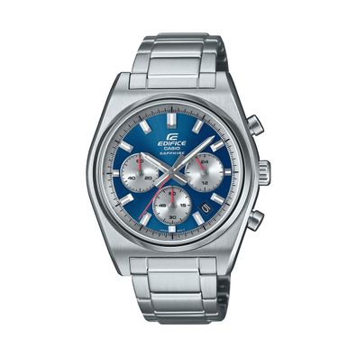 Casio Edifice Uhr Herren EFB-730D-2AVUEF Chronograf, Edelstahl, Analog