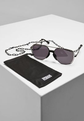 Urban Classics Sonnenbrille Sunglasses Karphatos with Chain TB4214C