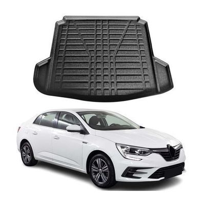 Kofferraumwanne Laderaumwanne für Renault Megane 2016-2025 Stufenheck Gummi TPE