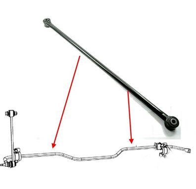Panhardstab hinten Dodge RAM 1500 Bj:09-18