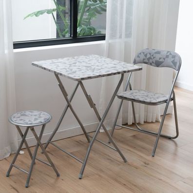 Campingmöbel Set Flower Silver PATIO