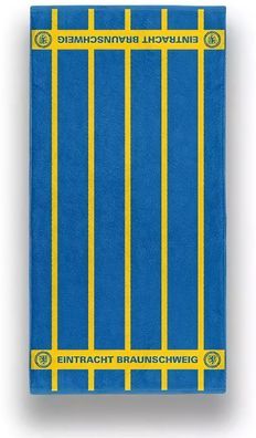 Eintracht Braunschweig EBS Handtuch Streifen 4023514 50x100cm, 500gsm