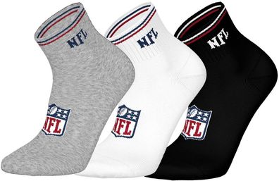 NFL Shield 3pk Quarter Socks 5600412