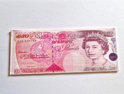 Geldbörse/ Geldbeutel/50 Pfund als Geldbörse/ Nur für Geldscheine(GB11092540)