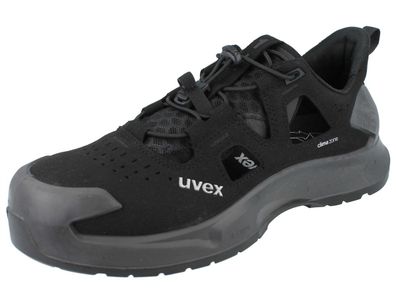 UVEX 1 x-craft Herren Sicherheitssandale S1PL ESD schwarz Microvelours