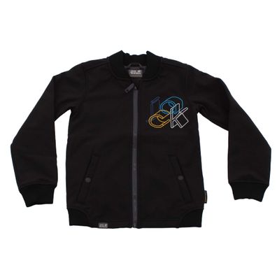 Jack Wolfskin Bomber Jacke Kinder Windjacke Fleecejacke