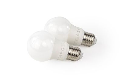 Ikea "Ryet" 2er Set LED-Leuchtmittel 400 lm 5 W 2700 K E27 A+ rund opalweiß