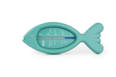 NUK Badethermometer in Fisch-Form Badewannen-Thermometer Babythermometer in Grün