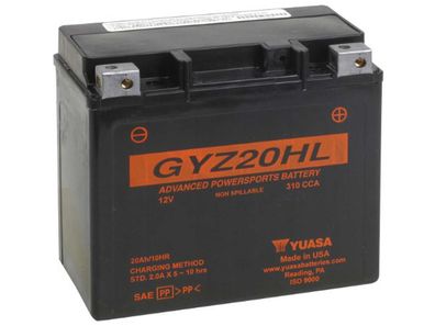 Batterie "GYZ20HL" Yuasa, AGM, wa