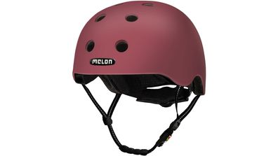 MELON Helm "Posh" Urban Active, Magnetverschluss, Paris, rot mat
