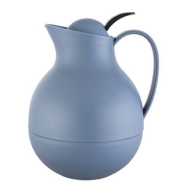 Michelino 1 Liter Isolierkanne "Alythia" Thermoskanne Isolierflasche 28381 Blau