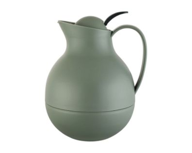 Michelino 1 Liter Isolierkanne "Alythia" Thermoskanne Isolierflasche 28382 Grün