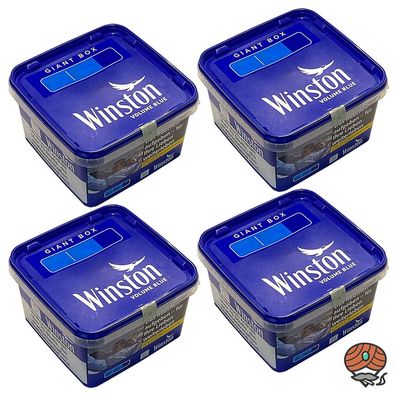 Winston Blue / Blau Volumentabak Giant Box 4x 165g