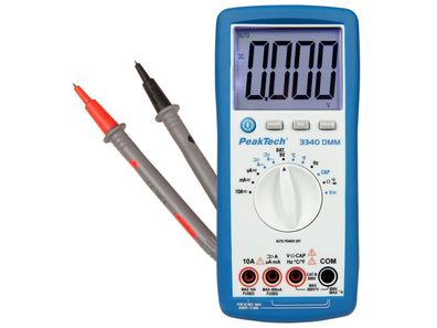 Digital-Multimeter PeakTech ''3340'', 39 mm Jumbo-Display, automatische Messbereichsw