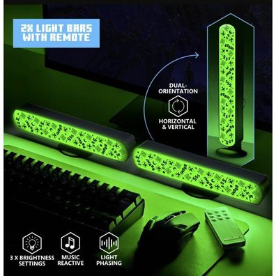 Pack x2 Creepers Minecraft Lichtleisten