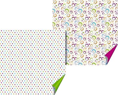 HEYDA 204875584 Faltblätter-Set Kreise 15 x 15 cm