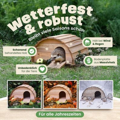 Igelhaus Igelhöhle Schlafplatz Manni