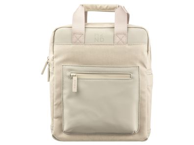 H2ND CL.12679 Backback Canvas Style Hamburg L Rucksack taupe