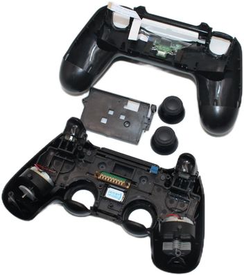 Original Sony Playstation Gehäuse Controller schwarz V1 JDM 001 Ps4 Akku & Mainboa