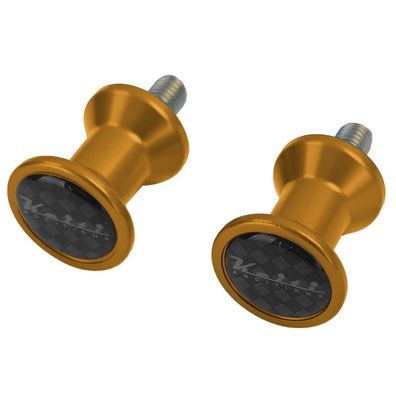 Keiti Alu Bobbins Schwingenschutz Ständeraufnahme Racingadapter Set M8 Gold