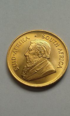 Südafrika 1 Unze 31,1g Feingold Krügerrand 1971 bankfrisch 33,9g 916er Gold Erhaltung