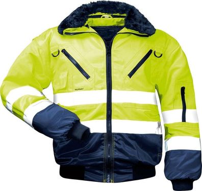 Feldtmann Warnschutzpilotenjacke gelb/marine 23648 Gr.3 XL