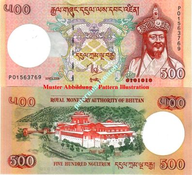 BHUTAN 500 Ngultrum 2006 Unc. P. 33a #61796#