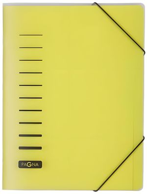 Pagna Ordnungsmappe 6 Fächer gelb
