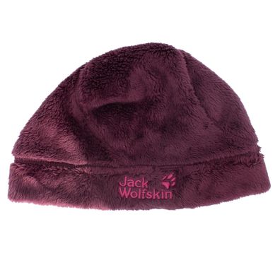 Jack Wolfskin Girls Soft Asylum Cap Beanie Kinder Mütze Rot 1901881-2009