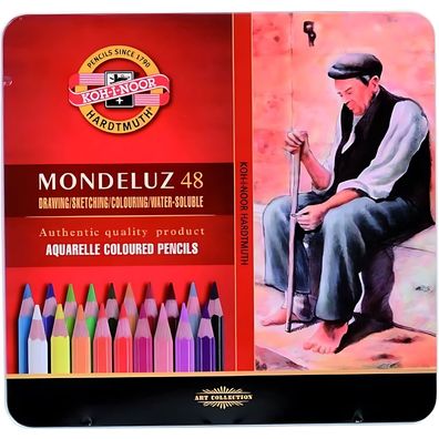 KOH Buntstifte Aquarell Mondeluz 48er Metalletui