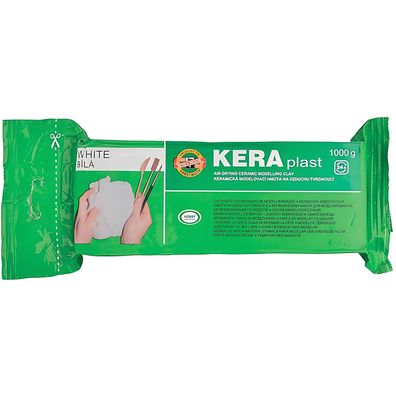 KOH Modelliermasse Keraplast-Ton Lufthärtend 1000g weiß