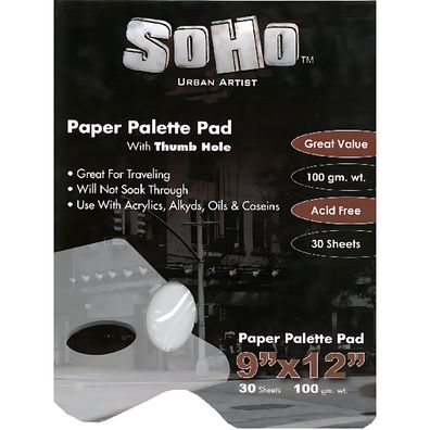 CMI Mischpalette Abreißpalette ca. A4 30 Bl weiß