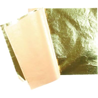 CMI Schlagmetall Metall-Folie " Gold " 25 Blatt - 14x14 cm