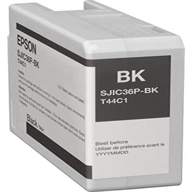 Epson Ink SJIC36P Black Schwarz (C13T44C140)