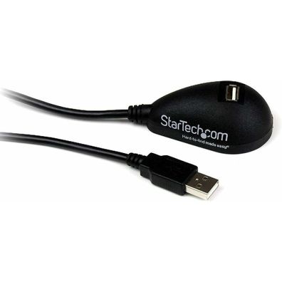 Startech. Com 1.5m Black Desktop Superspeed Usb 3.0 Extension Cable