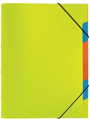 Pagna Ordnungsmappe Funky School PP 5 Fächer lindgrün