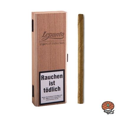Lepanto 715 Sumatra, 10 Zigarillos - Holzschachtel