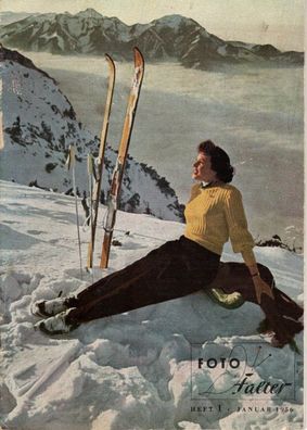 Zeitschrift Foto Falter Heft 1 - Januar 1956
