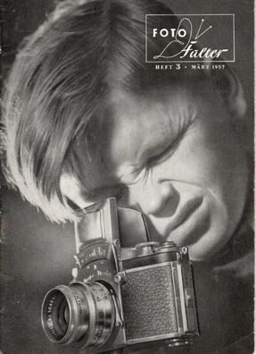 Zeitschrift Foto Falter Heft 3 - März 1957