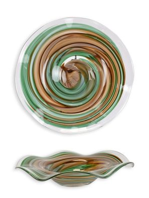 Eine Obstschale aus Glas Replikat Retro Design Dekoration